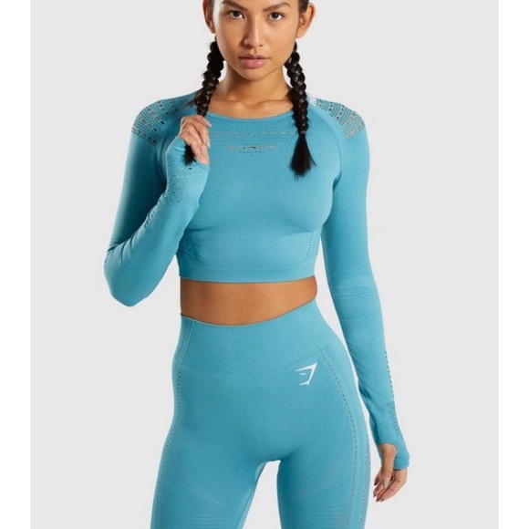 Gymshark Flawless Knit Crop Top - Picture 1 of 16